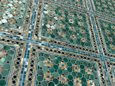 Complex Tile-01-PBR-2k-4k Texture