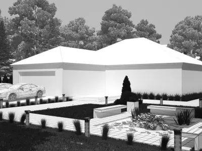 Scene 02 Archexteriors for c4d vol 19 3D model