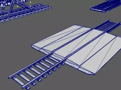 railway pack 3D model