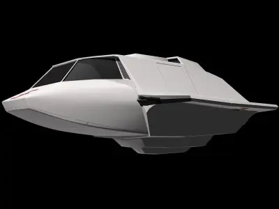 SKYFIGHTER V spaceship 3D print model
