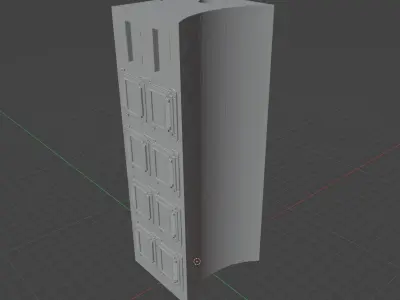 Cryo Chamber 310mm x 190mm With Creature 3D print model