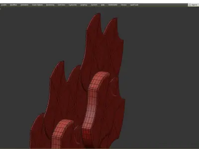 Vele Luce Pala Low-poly 3D model