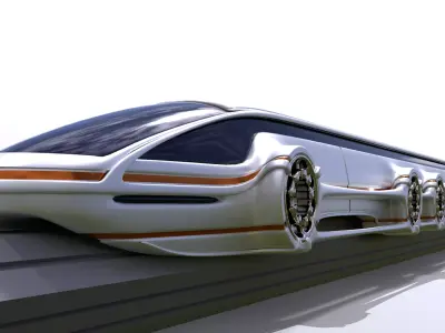 Future Train 01 3D model