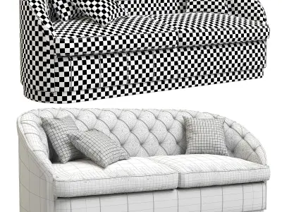 Asnaghi Salotti Sirio Sofa 3D model
