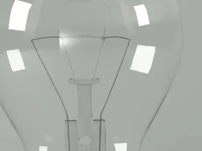 Bulb lamps 3D model