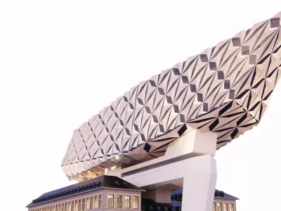 3D High Quality 3D Model Zaha Hadid Project Interpretation 3D model