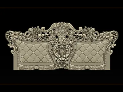 Furniture carving file stl OBJ and ZTL for CNC 3D print model