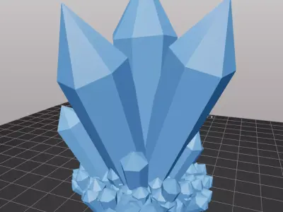 Crystal 3D print model order