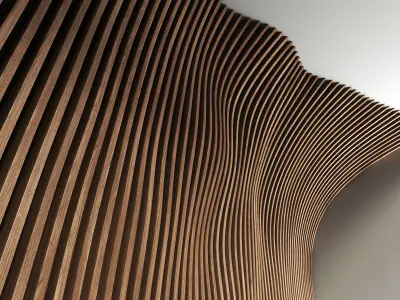 Parametric panel hall n1 3D model