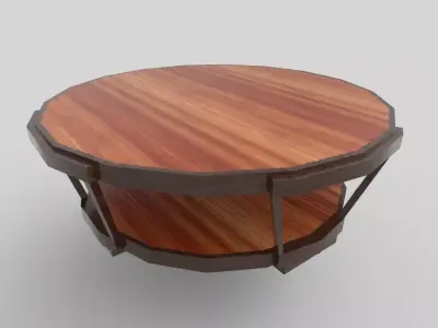 Coffee Table Low poly Low-poly 3D model