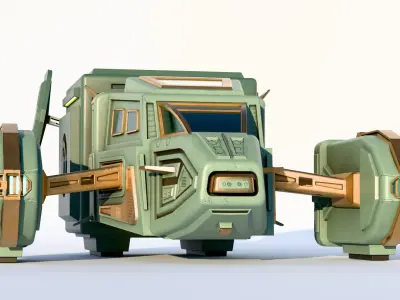 Cargo Ship 3D model shop