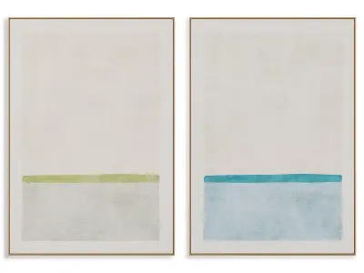Abstract Painting Frame set 3D model 479