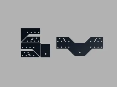 Metal Bracket Free 3D model