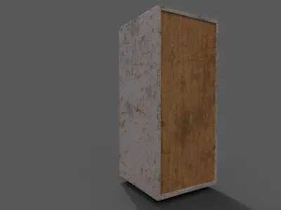 Old Modern Furniture 3D Model Low-poly 3D model