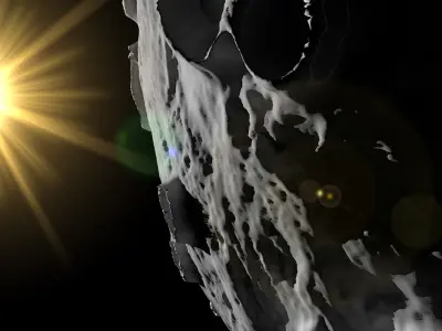 Moon Detailed 3D Model 3D model