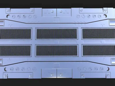 Sci-Fi Tile 3D model