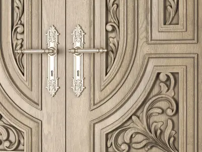 sodani door Low-poly 3D model