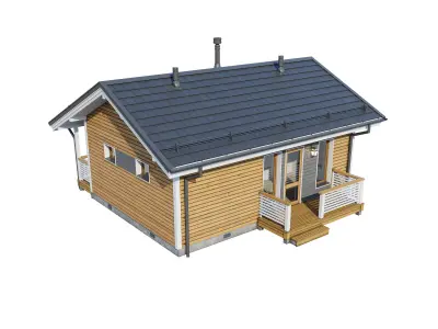 Alpine House Serenity 3D model