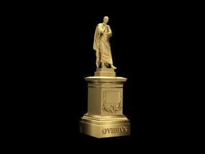Ovidius Statue in Constanta 3D print model