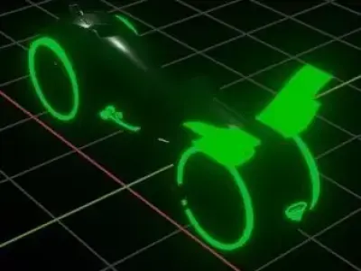 Wind Tron Light Cycle 3D model