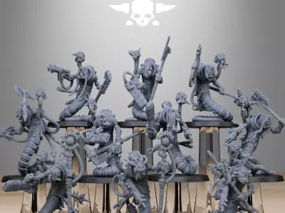 Scavenger Serpents 3D print model