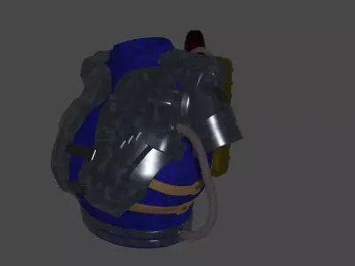 MG4-092023 Torso Armor with Jetpack 3D print model