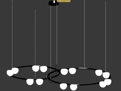 Luminaire ARCANUM CH DUO 3D model