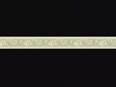 carved baguette 3D model 7