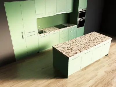 79-Kitchen7 matte 7 3D model