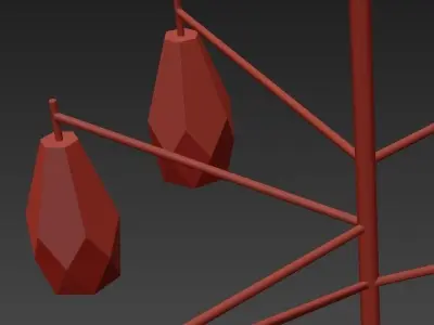 Popigai Chandelier 3D model