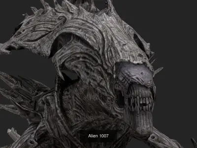Alien tutorials 3D Model Pack