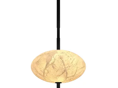 Oval onix pendant 3D model