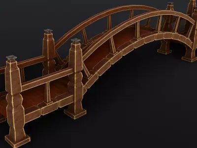 Bridge 3D Model  Low-poly 3D model
