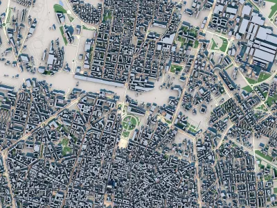 Bologna City Italy 3D model