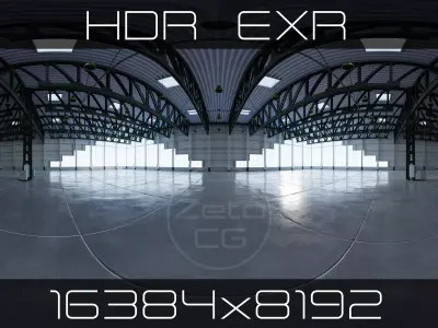 HDRI - Warehouse Interior 4 v2 Texture