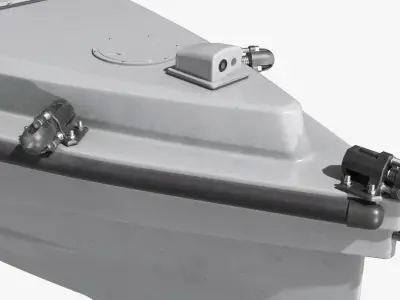  Armed Naval Surface Drone with Missiles 