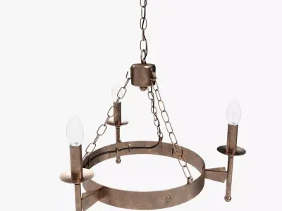Old Chandelier 3D model