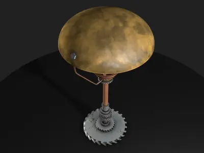 Steampunk LAMP  3D model