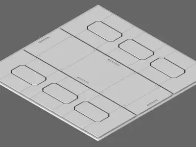 Sci Fi Texture Model 3D model