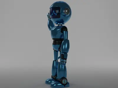 Robot 3D model 39