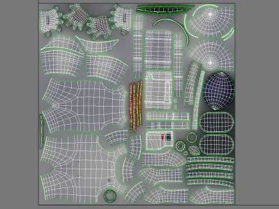 Astronaut Character 3D model