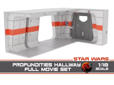 Rogue One - Profundities Hallway - Complete set 1-18 scale 3D print model