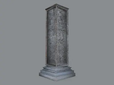 monolith Low-poly 3D model