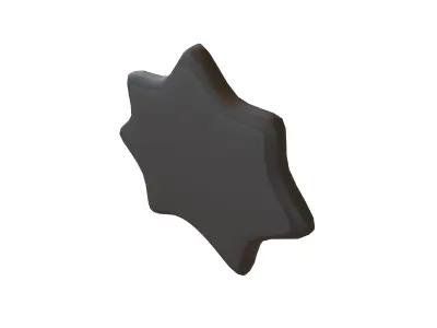 Speech Balloon v32 001 Low-poly 3D model