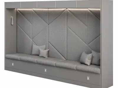  Restaurant and Office Lobi Seating 11 3D model