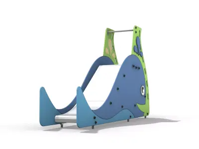Children slide for the playground 3D model