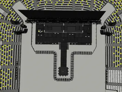 STAGE CONCERT high detail 3D model