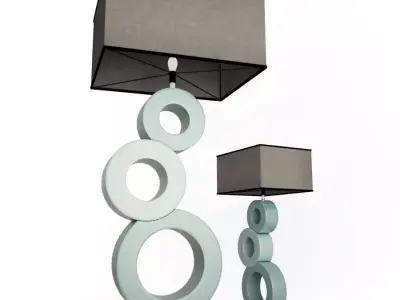 Floor Lamps Circus 3D model
