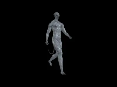 AVTR003 Avatar Walking Animation 3D model
