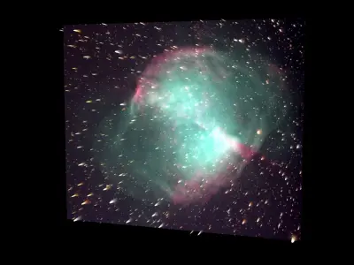 Dumbbell Nebula 3D model